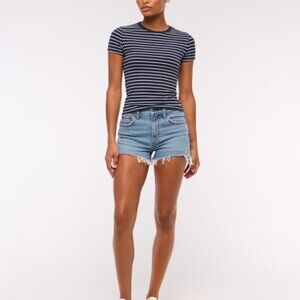 Abercrombie High Rise Mom Short (Size 28)